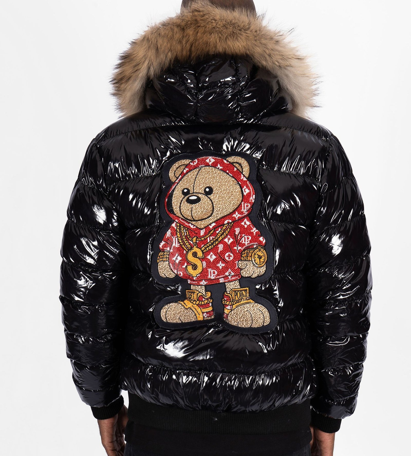 Chaqueta Pirate Gang París Negra Oso Rojo