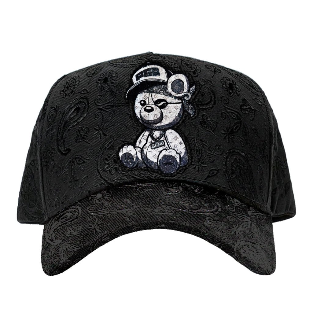 gorra negra pirate gang paris con osito