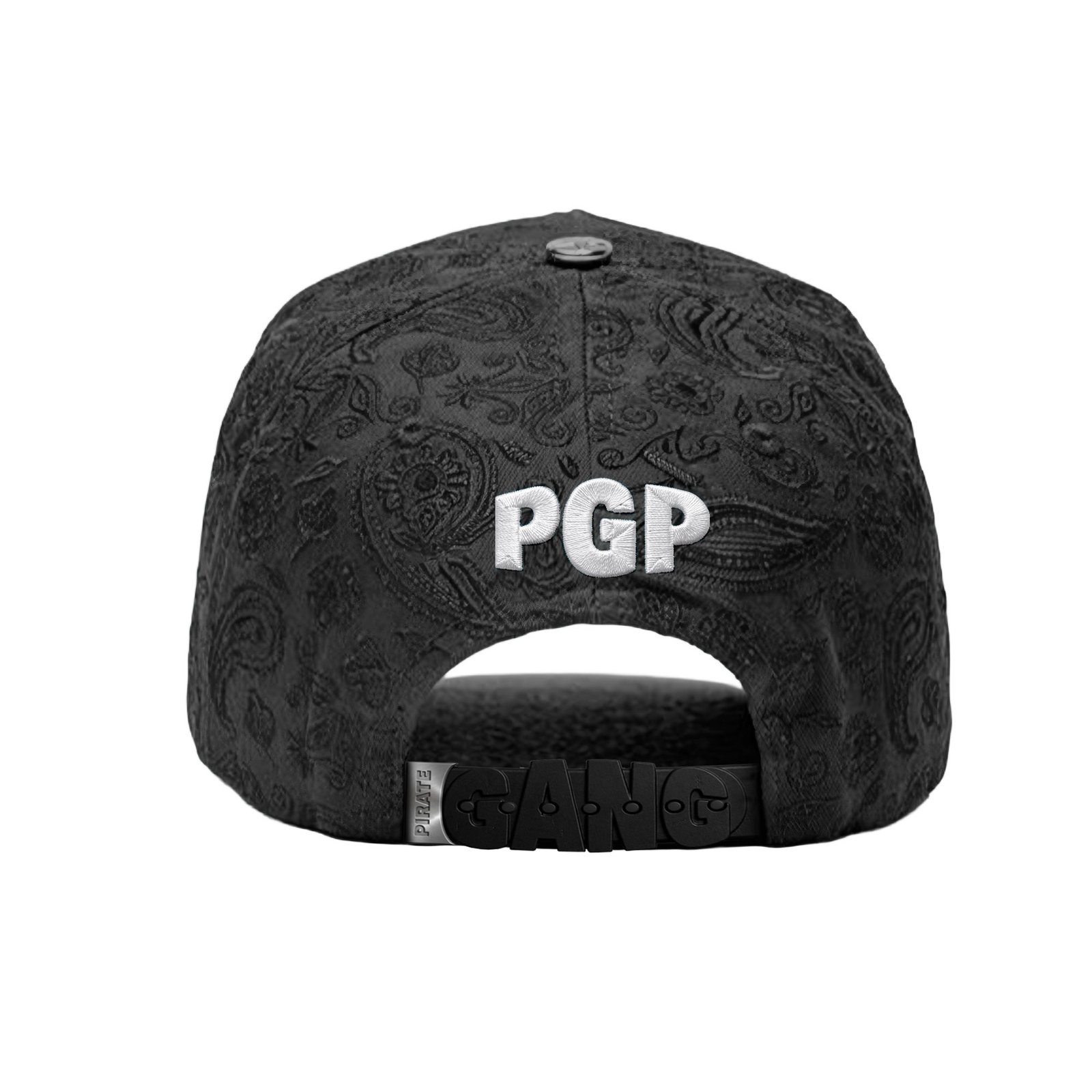Gorra Pirate Gang París Negra, Oso con Parche, vista trasera