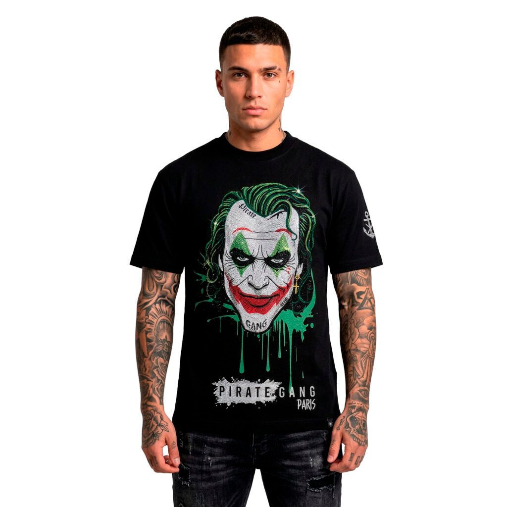 camiseta negra pirate gang paris Joker