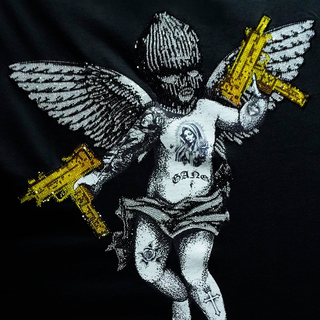 Camiseta PGP Angel Uzi – Edición Urban Luxury - Imagen 3