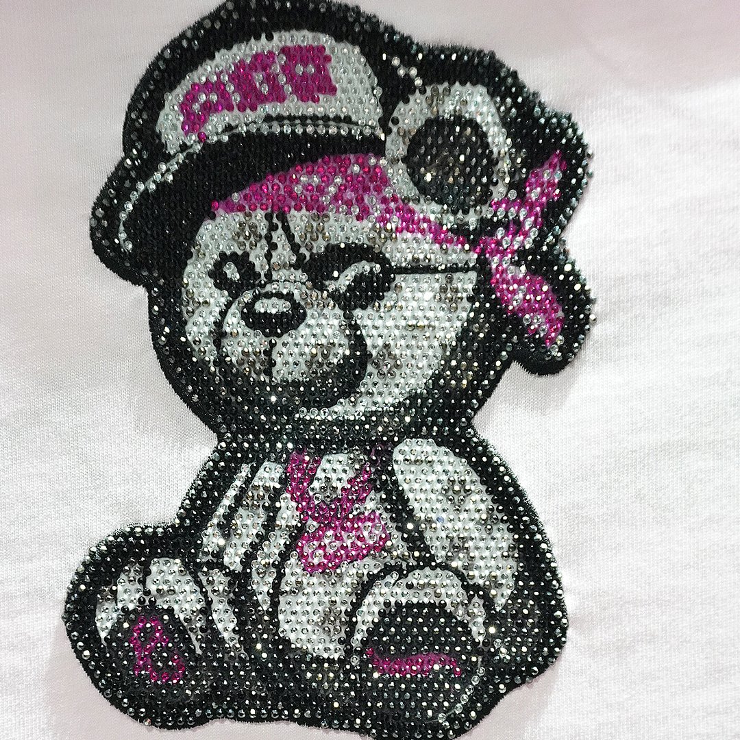 Camiseta Pirate Gang París Osito Rosa | Streetwear - Imagen 5
