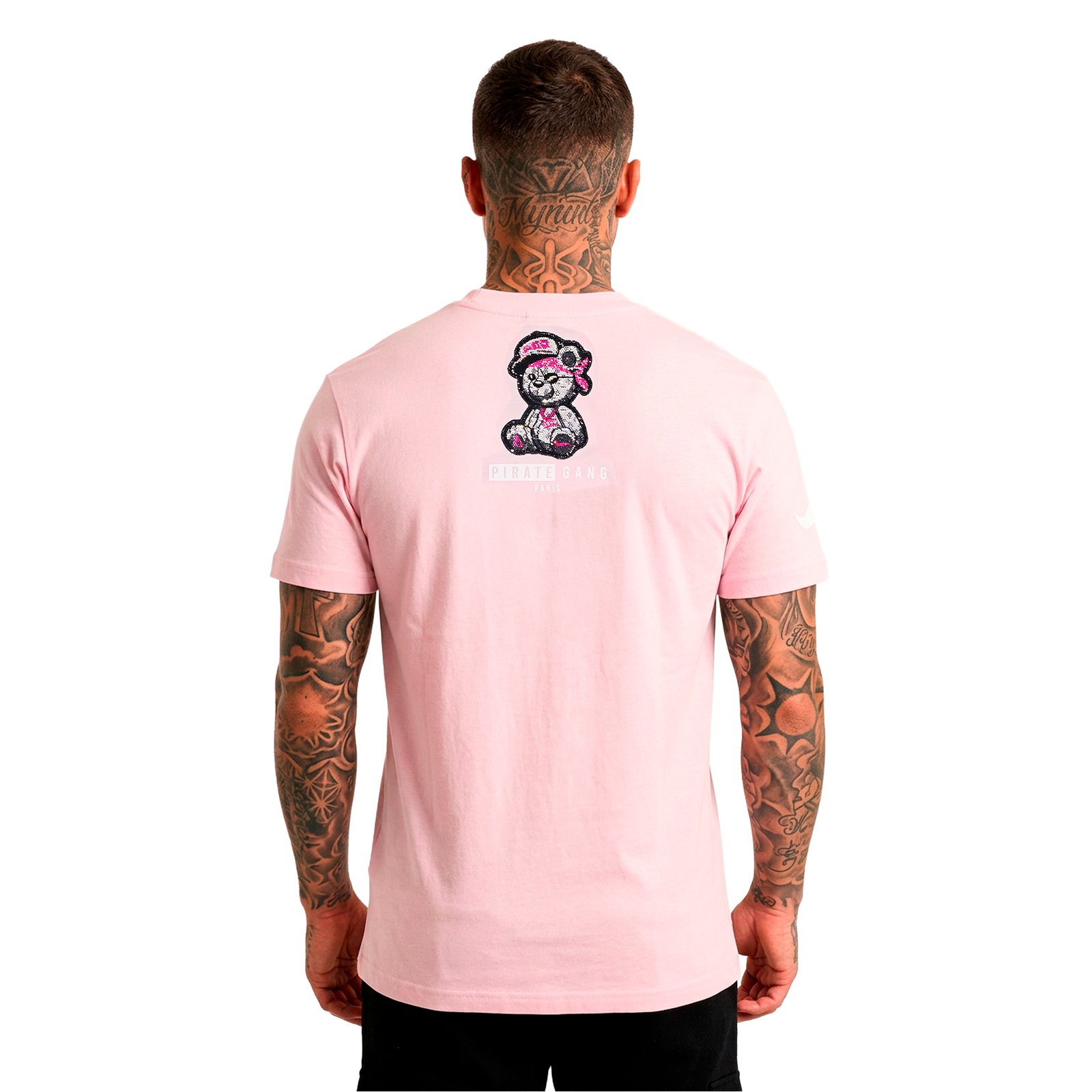 Camiseta Pirate Gang París Osito Rosa | Streetwear - Imagen 2
